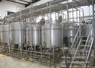 500 - 1000 のプラスチックびんのための L/H によって低温殺菌される牛乳生産ライン