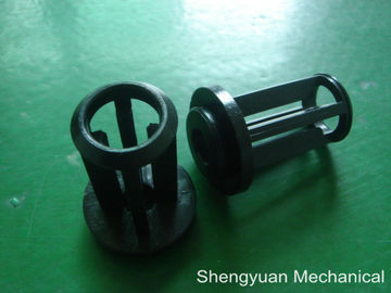 機械で造る注文のプラスチック CNC の精密黒い POM/Derlin の脊柱の注入