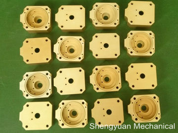 冷たい改宗者 CNC の精密機械化アルミニウム 5083 Powdercoat 金黄色いハウジング