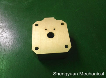 冷たい改宗者 CNC の精密機械化アルミニウム 5083 Powdercoat 金黄色いハウジング