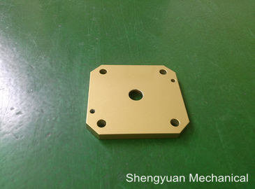 アルミニウム 5083 Powdercoat の金黄色いカバーを機械で造る冷たい改宗者 CNC の精密