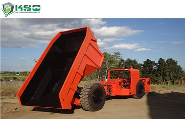 地下鉱山 10 トンの DEUTZ エンジンを搭載する薄型のダンプ トラック