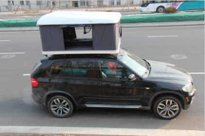 トラックのための振動のハンドルの屋根の上のテント/屋根の上のキャンピングカーの Suv の堅い貝によってはテントが現れます