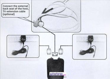 S100 S150 のステレオのための TV のアンテナとの車のデジタル TV のチューナーの受信機の自動予備品 MPEG-4 DVB-T