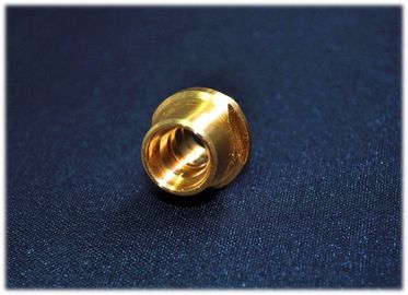 非標準的な金の銅板の回された部品、CNC の機械化の部品